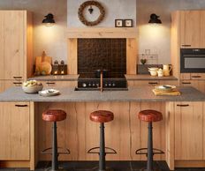 19_ Landelijke keuken Modern Farmhouse - Maine - Grof Hout